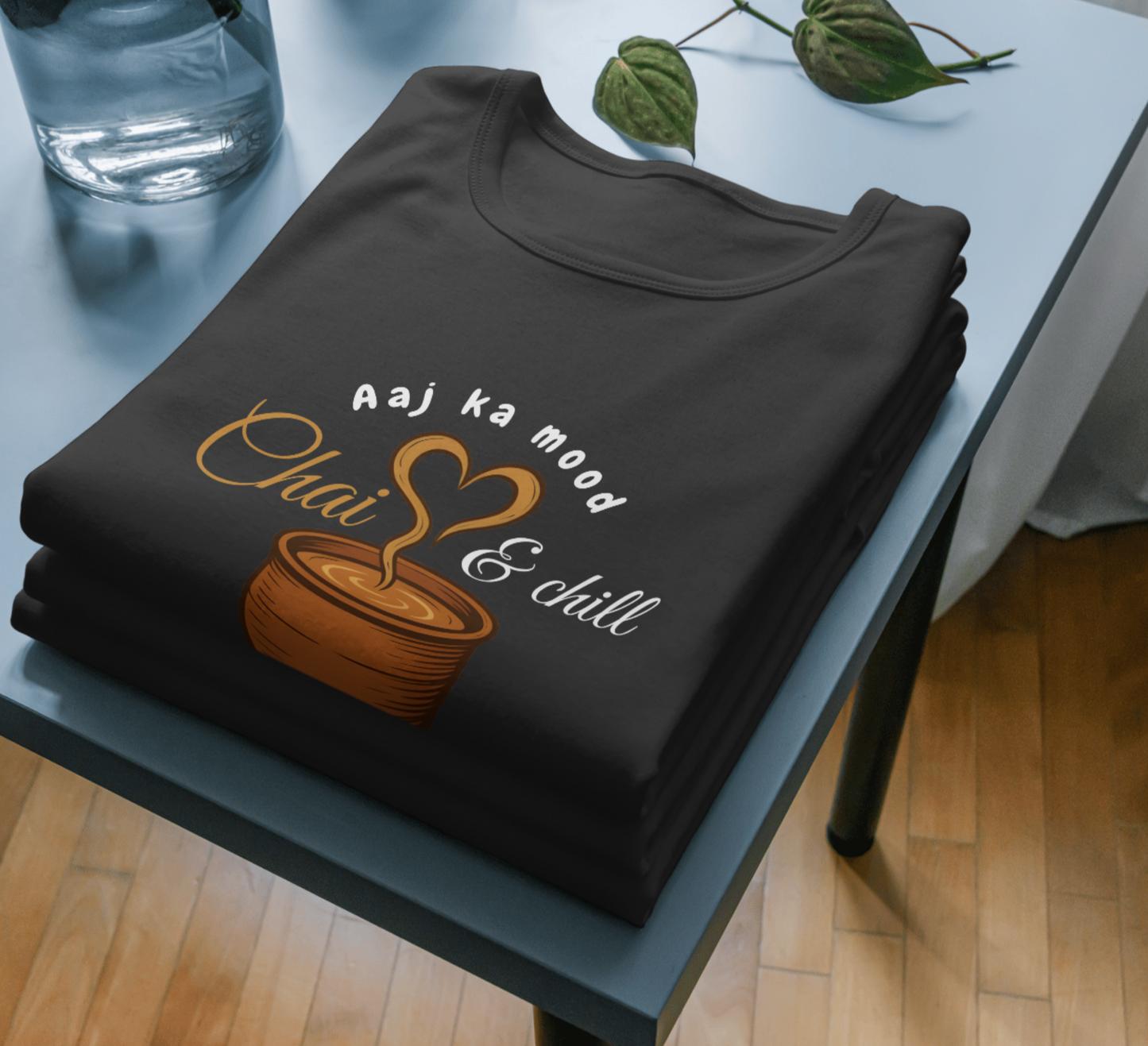 Tea Lover – Desi Vibes Tee (Dark Edition)
