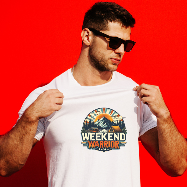 Weekend Warrior – Retro Adventure Tee
