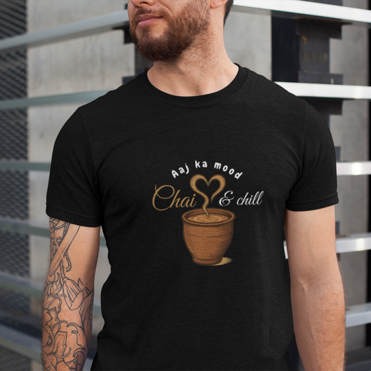 Tea Lover  – Desi Vibes Tee (Dark Edition)
