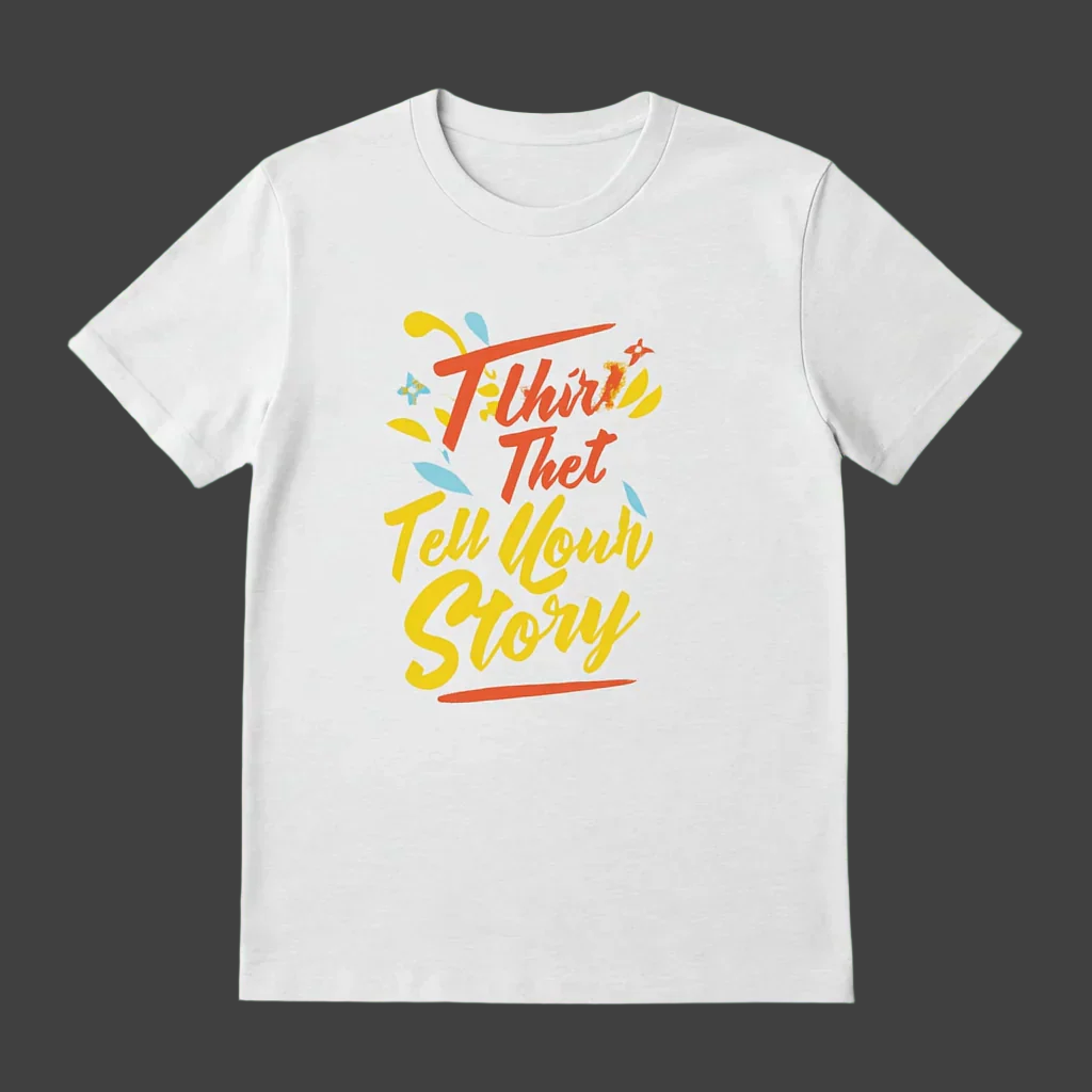 T-shirt That Tells Your Story – White Edition